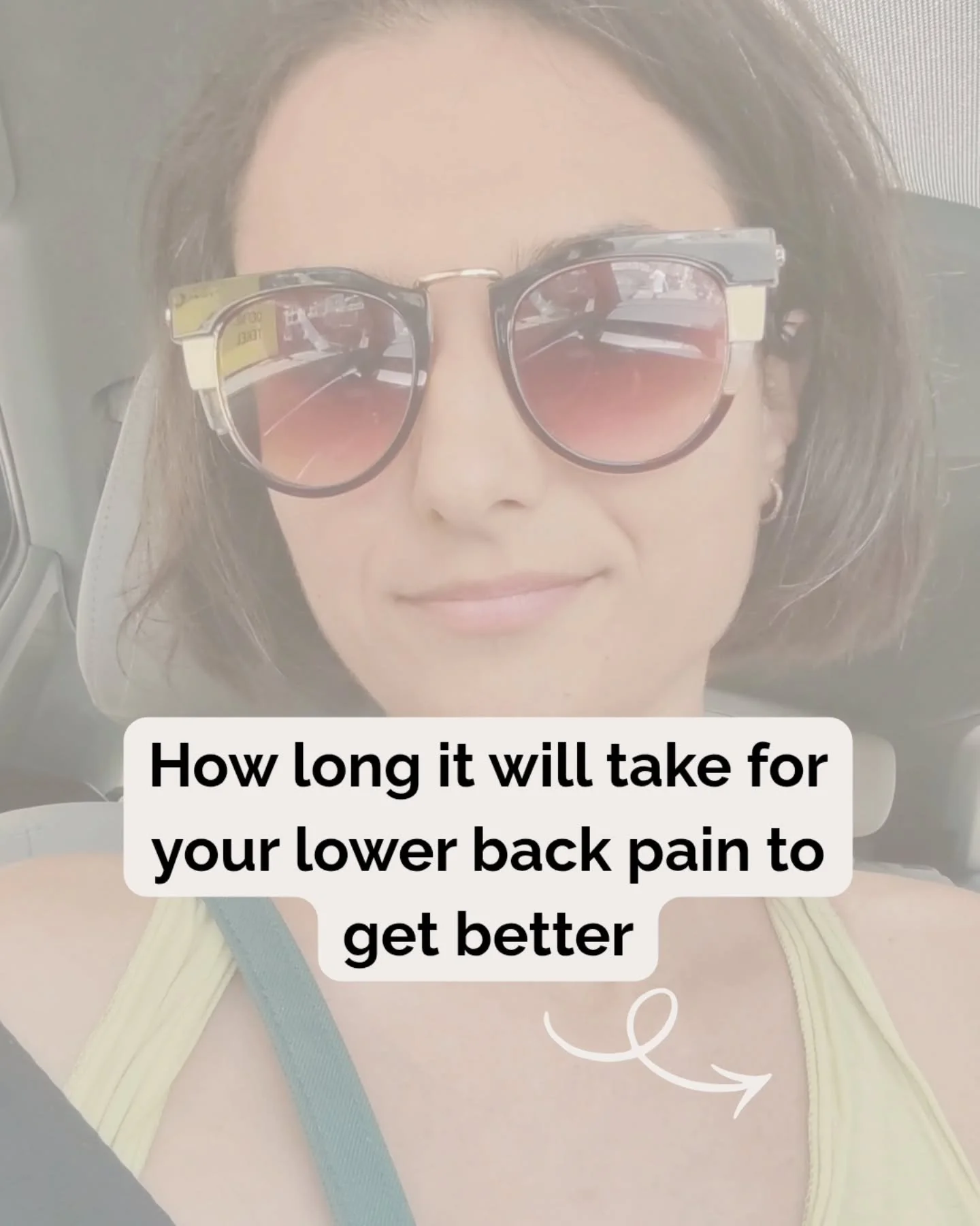 How long it will take you to lose lower back pain is not predictable, because you are a living being.

Maybe you have to lift your kids all the time, or you're sitting all day at work.

Regardless of what your life looks like, and regardless of how l