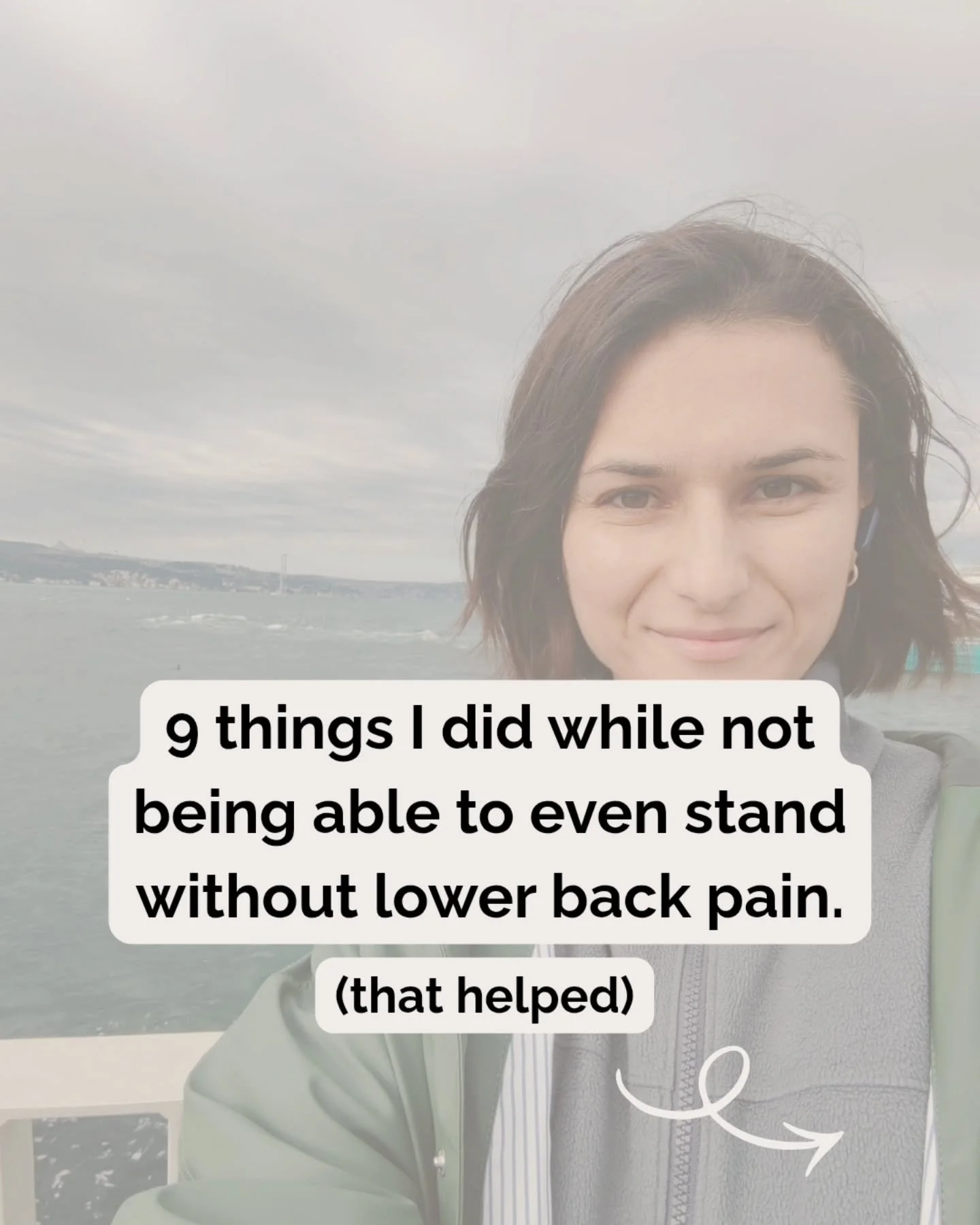 Exercise is crucial, but how you move in the rest of your day is SO important too.

Don't underestimate how much your back can be influenced by things like entering your car, lifting a box of wet laundry from the floor, or even sleeping.

It's worth 