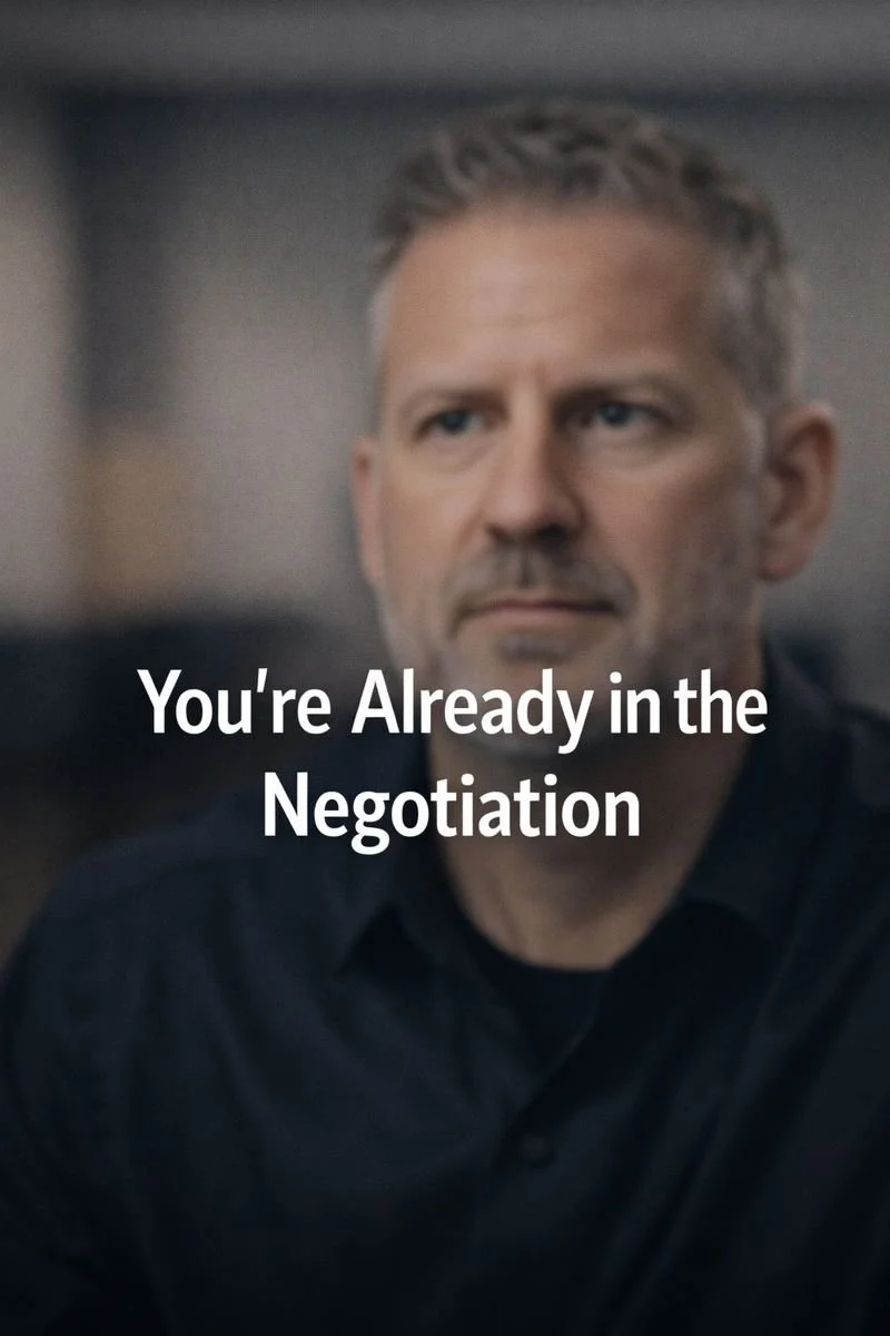 You’re Already in the Negotiation