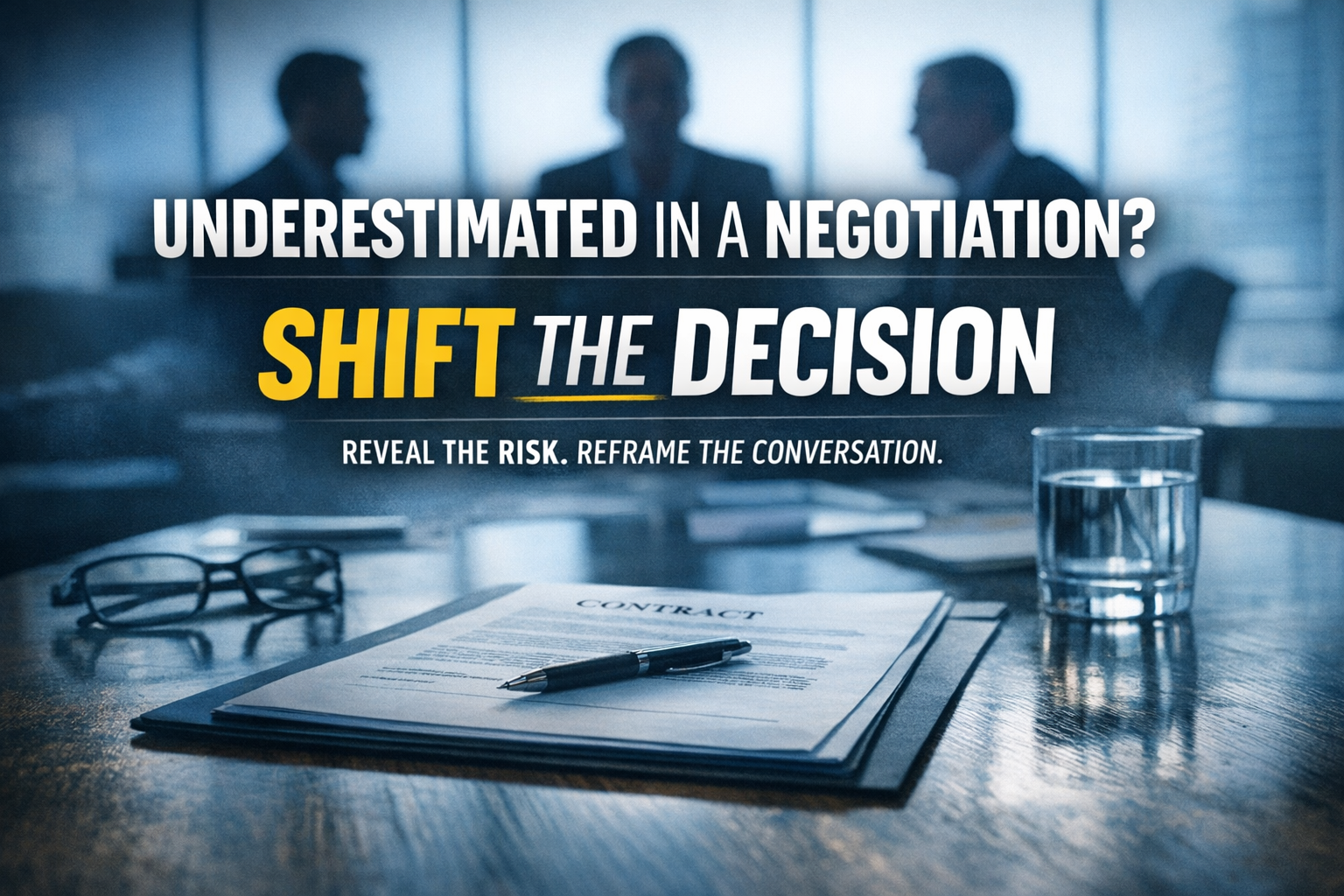Feeling Underestimated in a Negotiation? That Is Where the Decision Can Shift