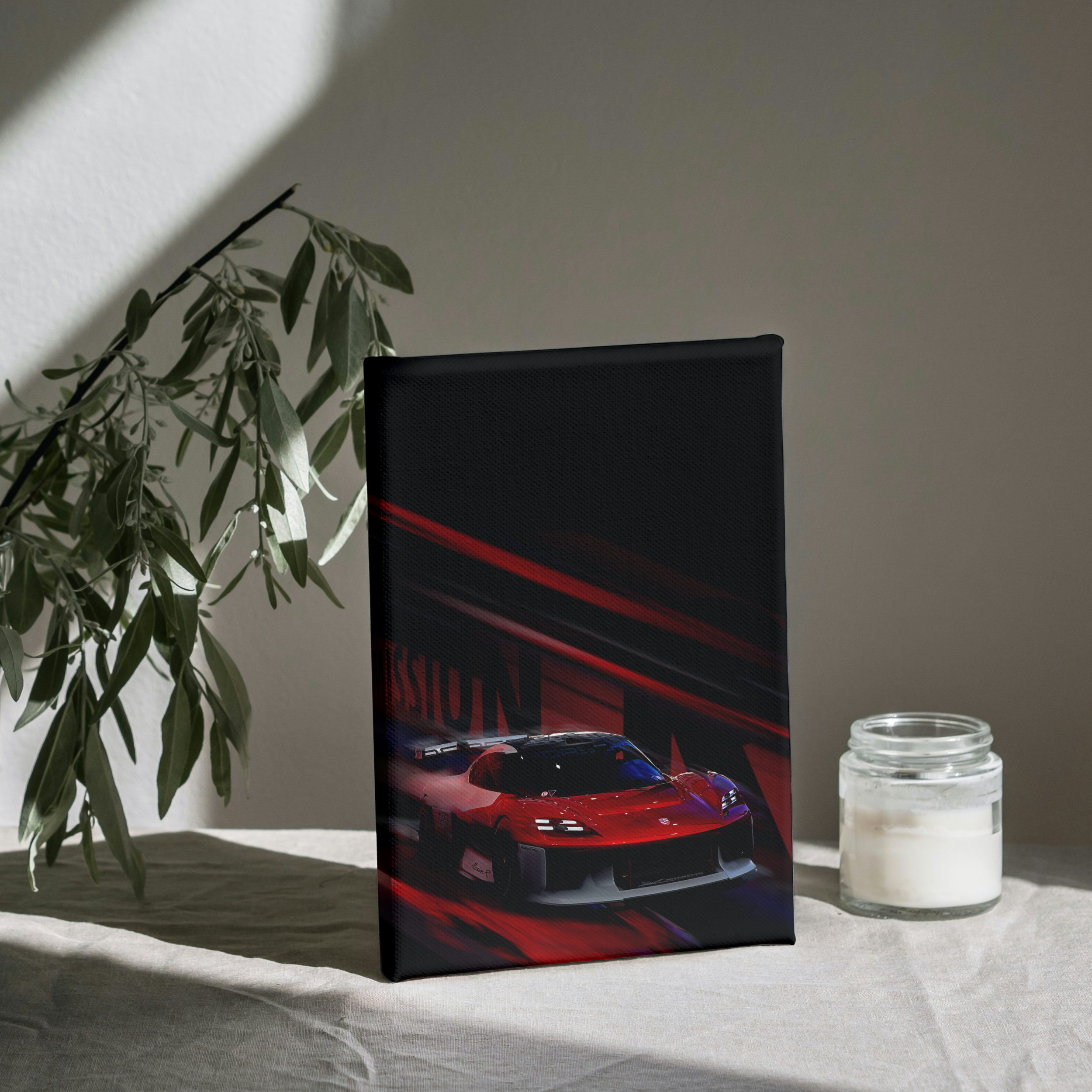 PORSCHE MISSION R Canvas Print/Poster