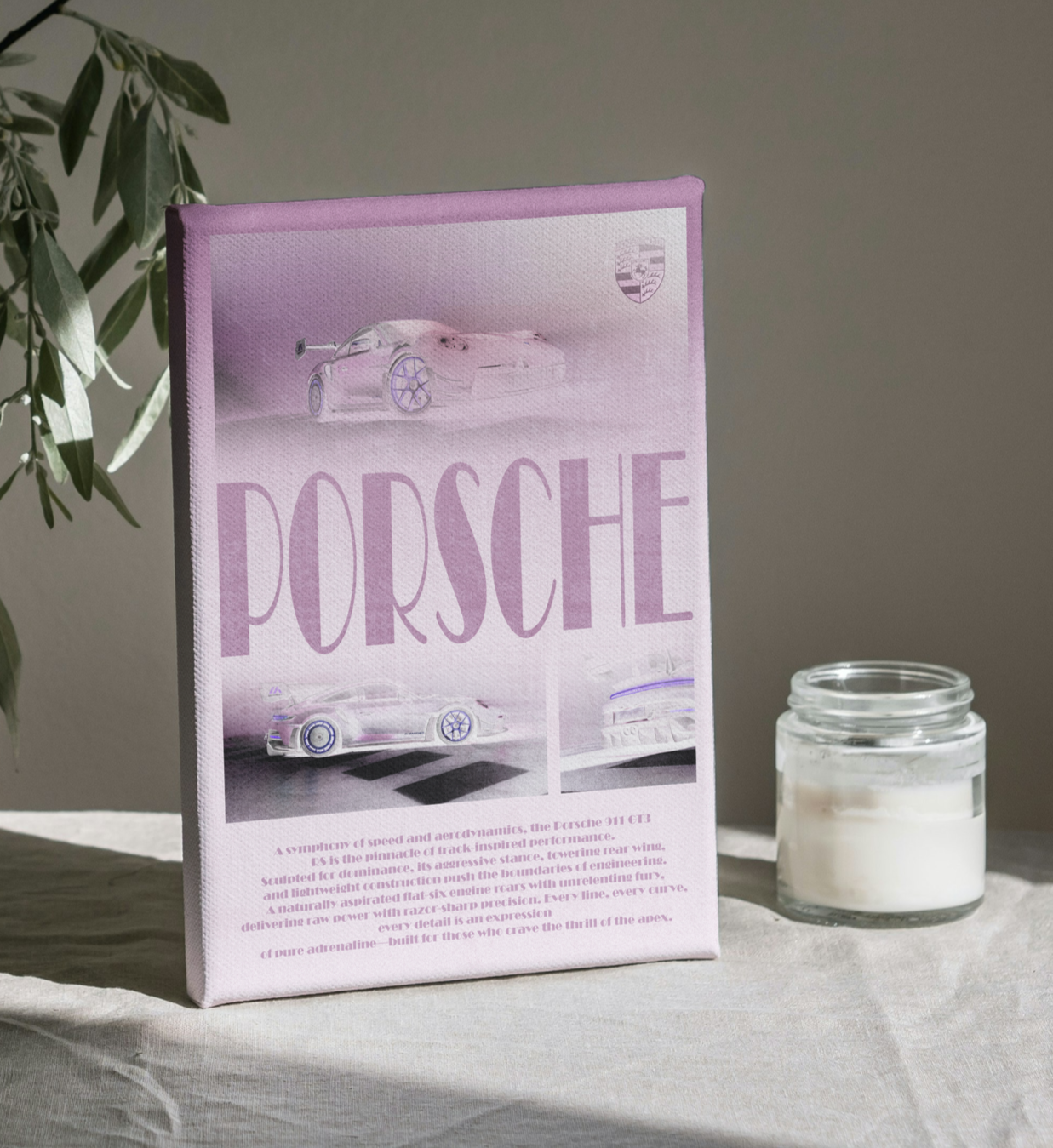 PORSCHE 911 GT3 RS Canvas Print/Poster