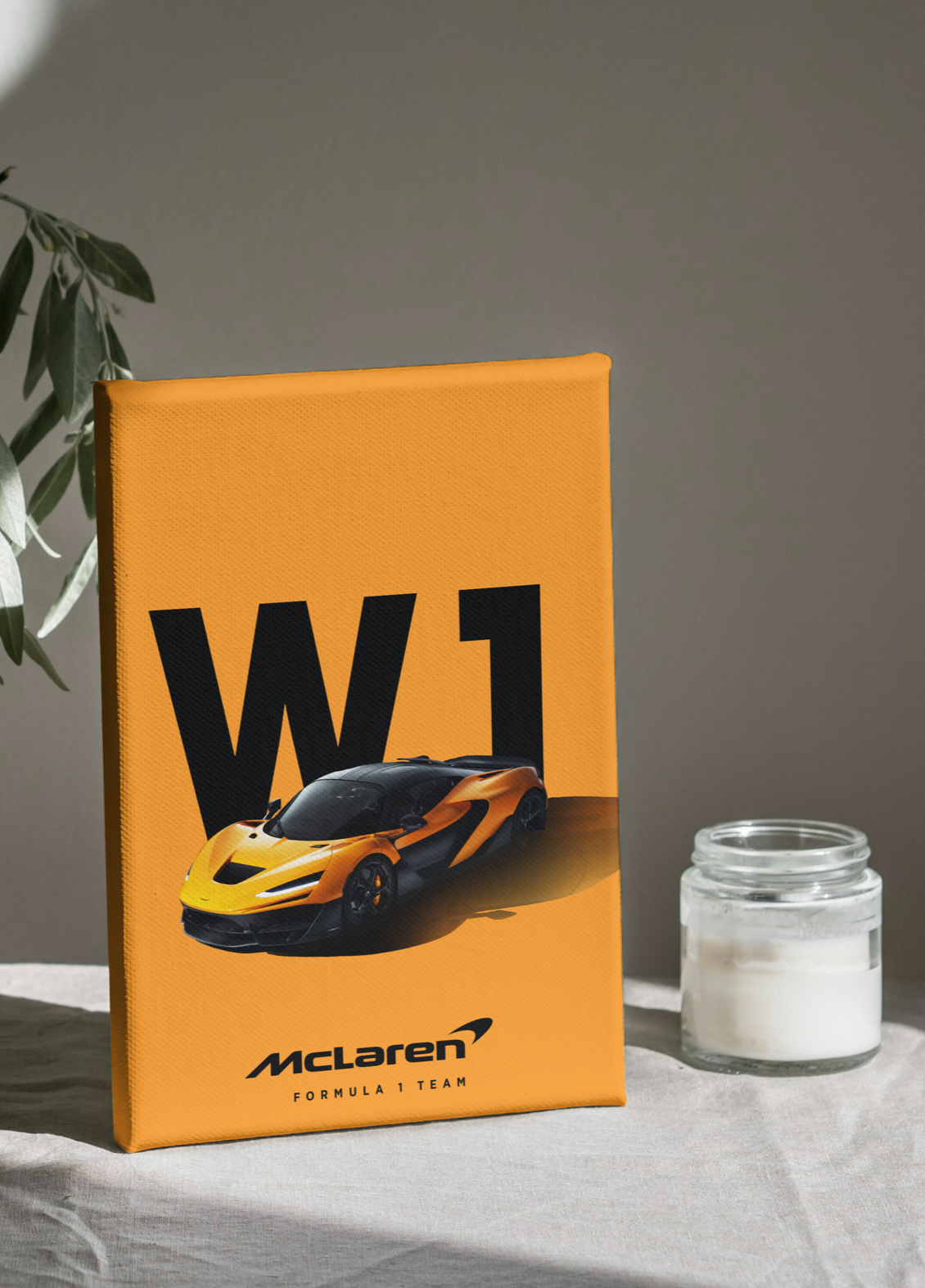 MCLAREN W1 Canvas Print/Poster
