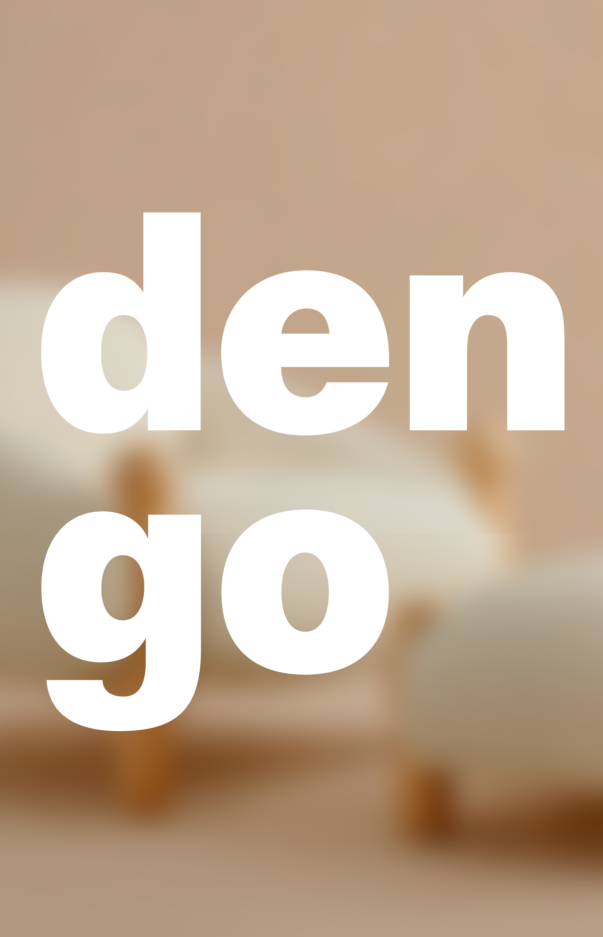 Imagem com a palavra 'den' em cima, parcialmente visível, sobre um fundo desfocado com objetos de móveis e uma parede de cor bege.