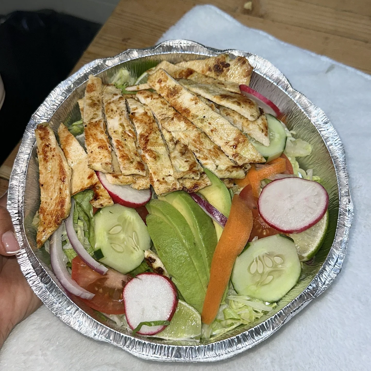 Have you tried our chicken Salads? This week 8/11-8/16 our Medium Salads are only $10! Order yours today! 646-982-8665