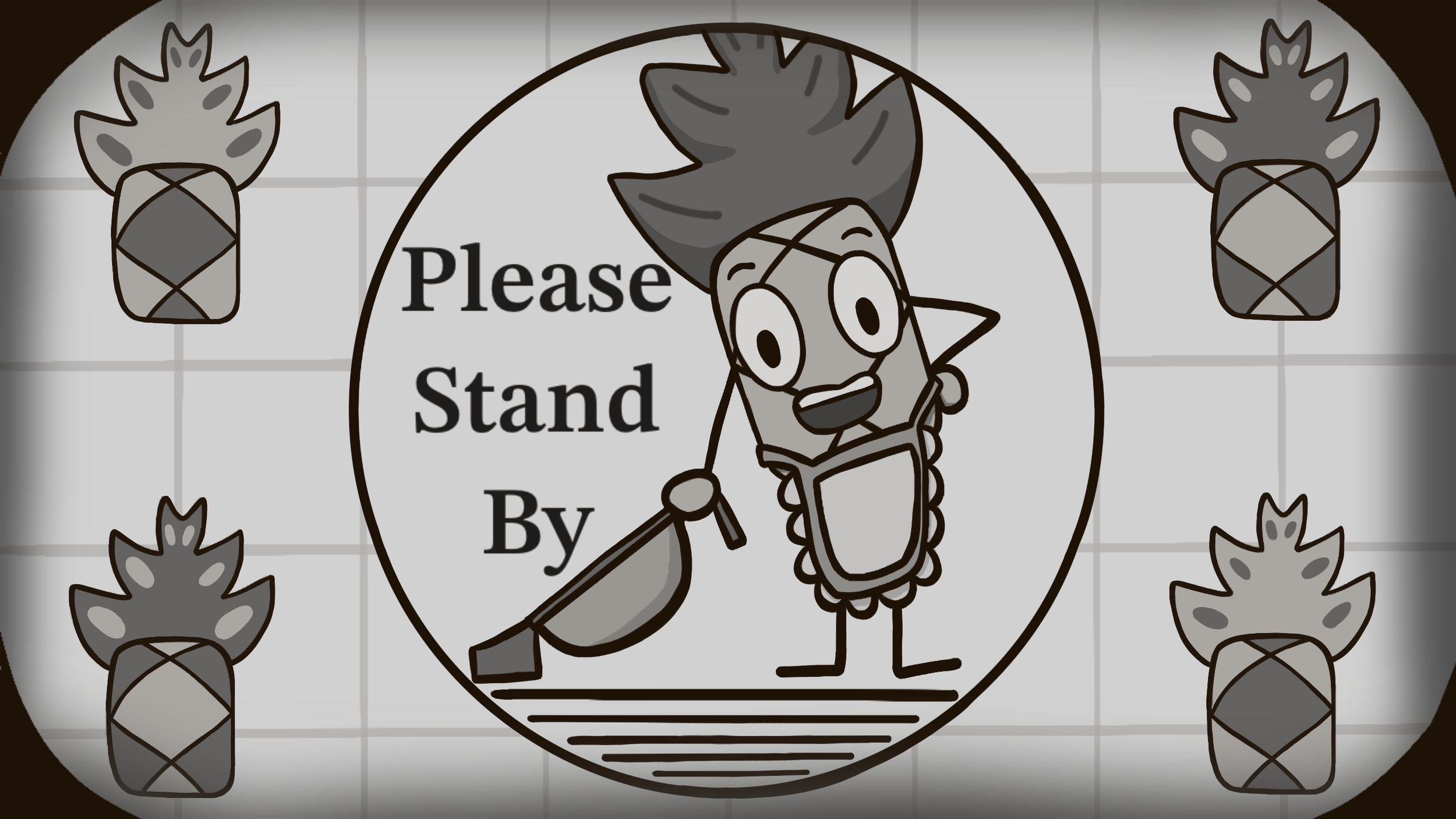 Technical Difficulties Screen | Procreate