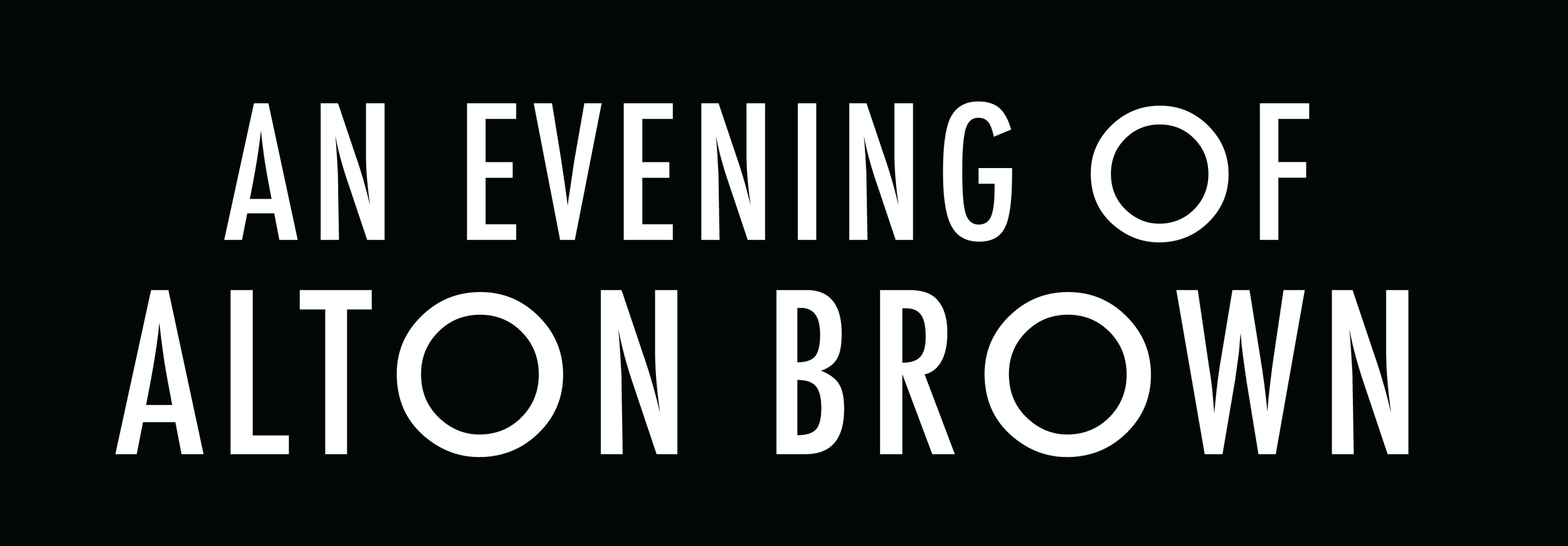 An Evening of Alton Brown Logo