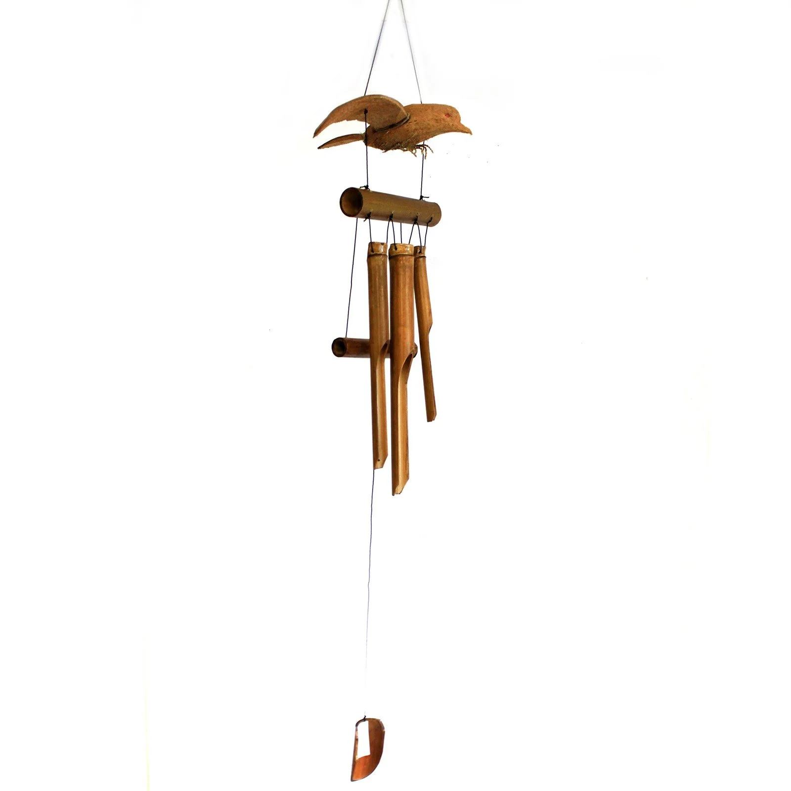 Coconut Blackbird Wind Chime Image 2.jpeg