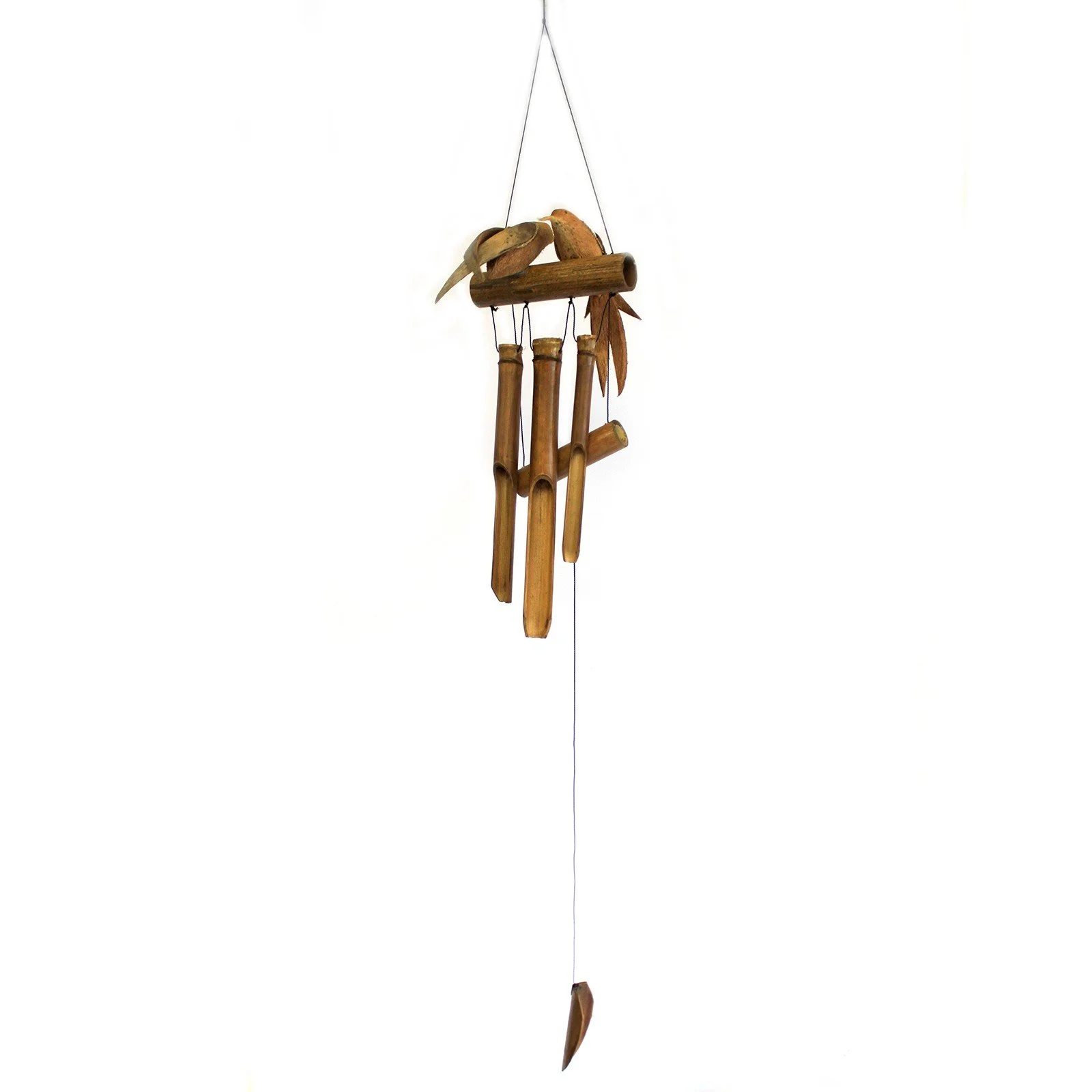 Coconut Twin Birds Wind Chime Image 2.jpeg