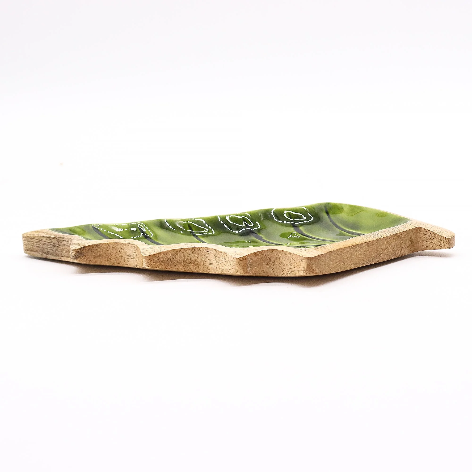 Lost in the Forest Leaf Wooden Bowl Image 2.jpeg