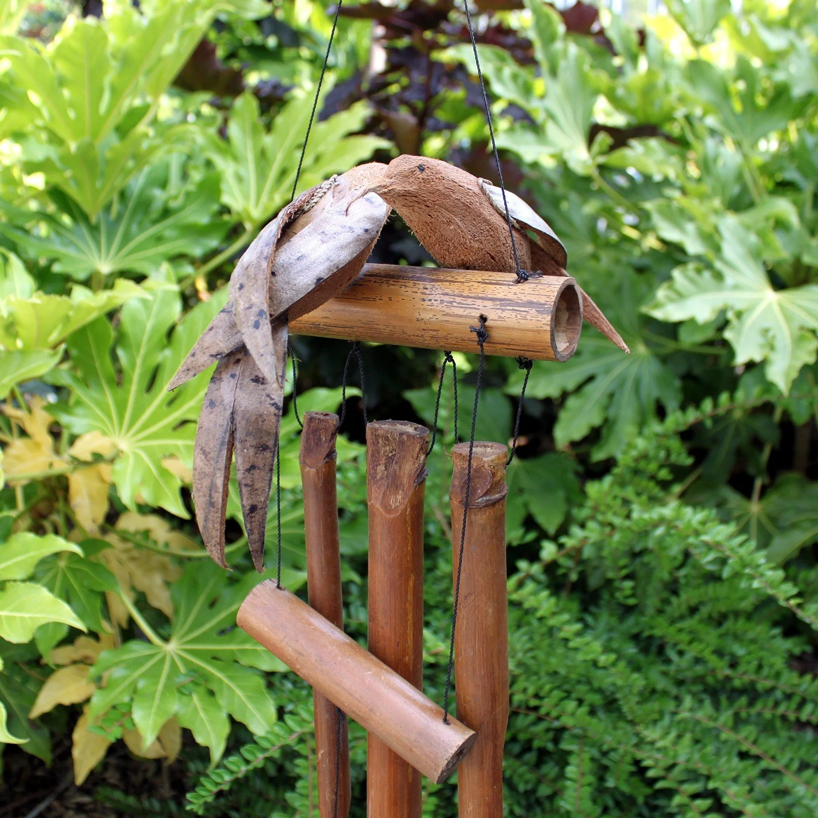 Coconut Twin Birds Wind Chime Image 1.jpeg