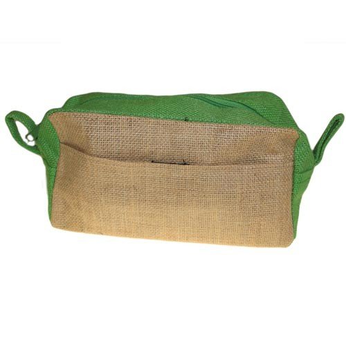Jute Toiletry Bag Jute and Green.jpeg