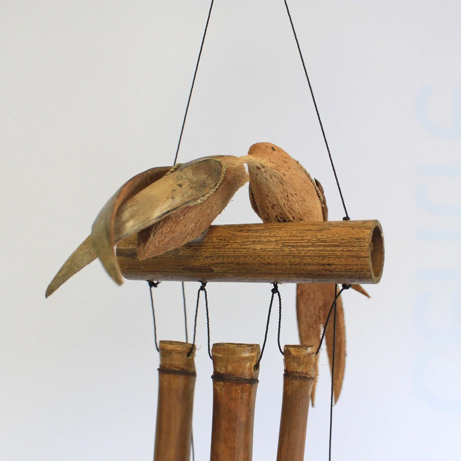 Coconut Twin Birds Wind Chime Image 3.jpeg