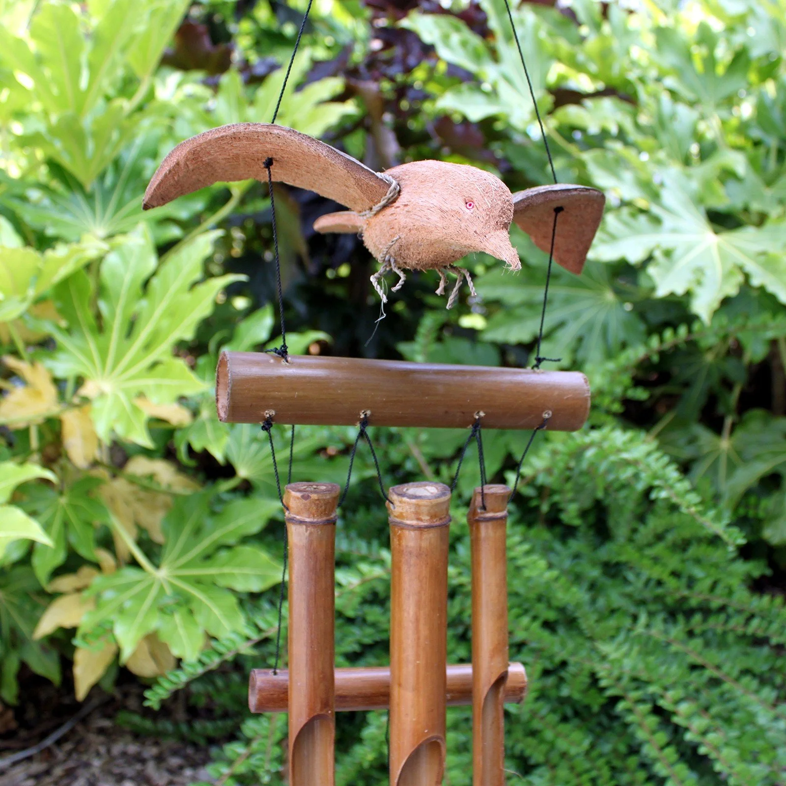 Coconut Blackbird Wind Chime Image 1.jpeg