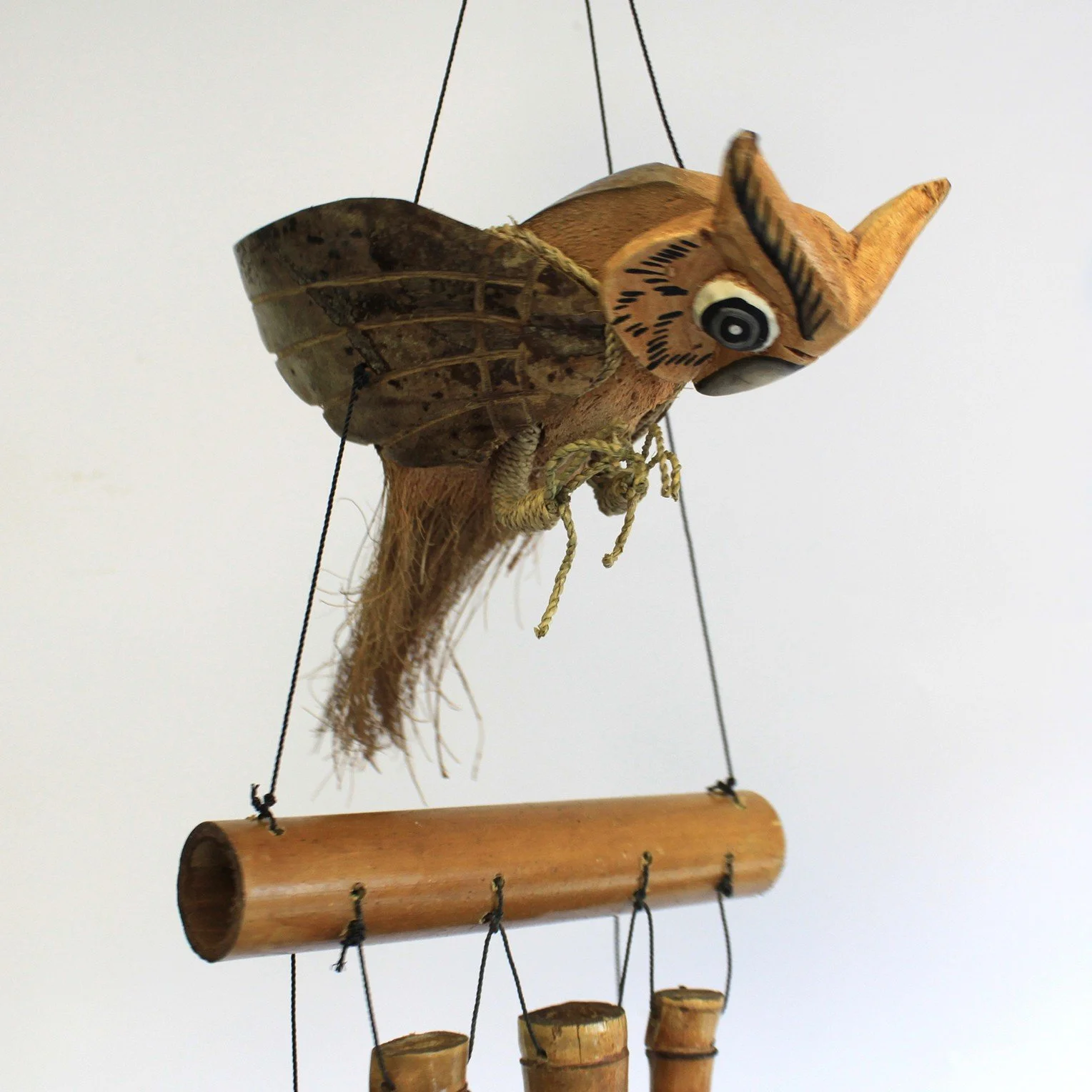 Coconut Owl Wind Chime Image 3.jpeg