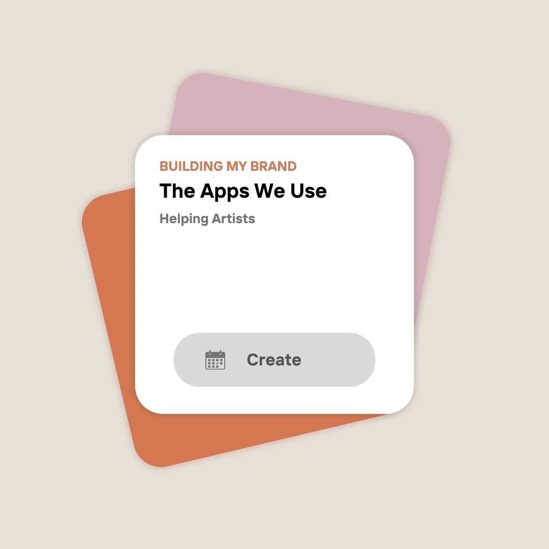 Building My Brand to Help Artists - The Apps We Use