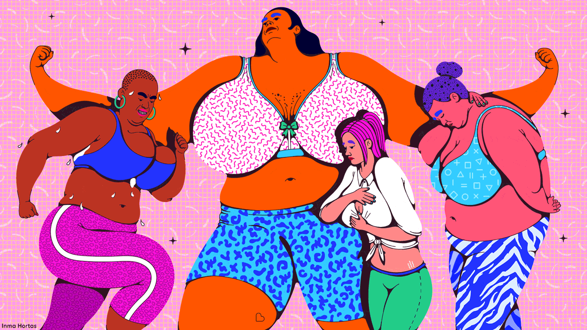 “What No One Tells You About Having Huge Boobs’' for HuffPost US (Copyright © Inma Hortas, 2023)
