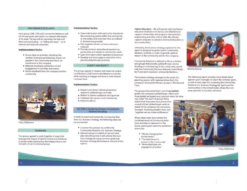 Spirit AeroSystems - Brochure Design