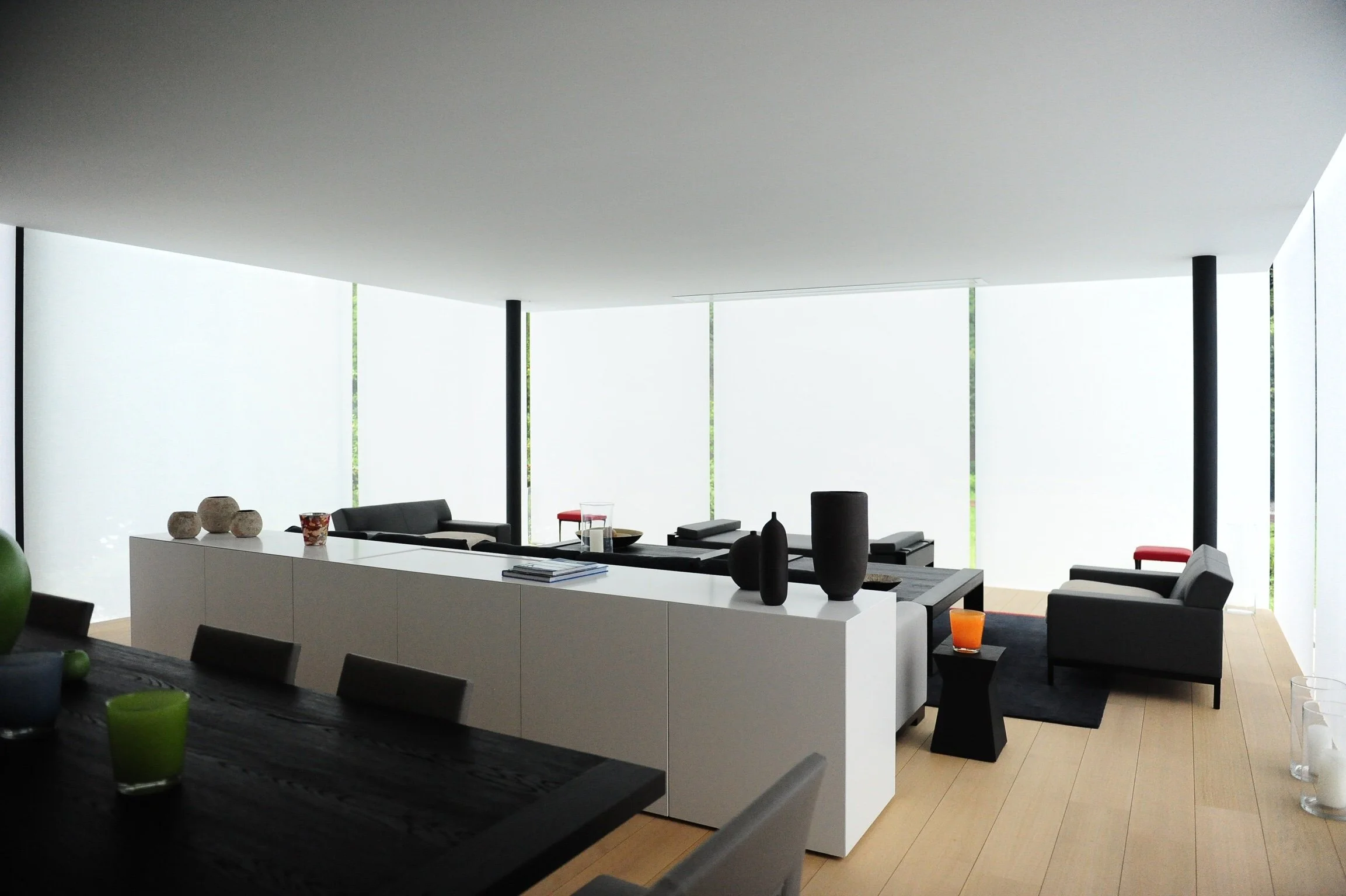 Salon, espace de vie, table à manger