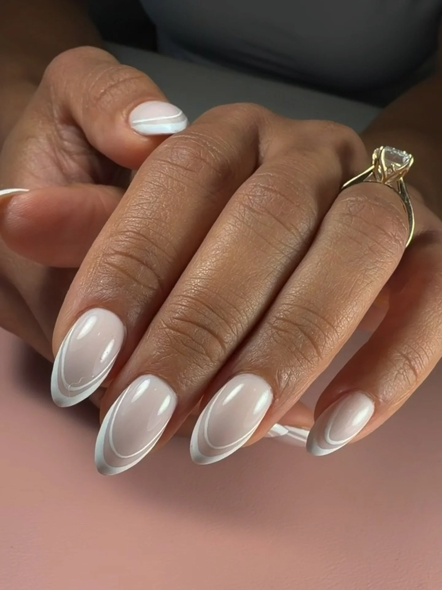 Beautiful french manicure 🤍
