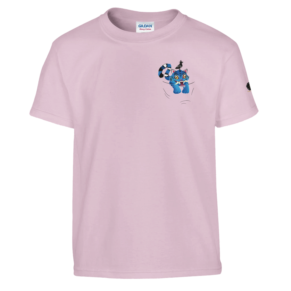 Blue Tiger and Sassy Sidekick Kids Unisex Tee