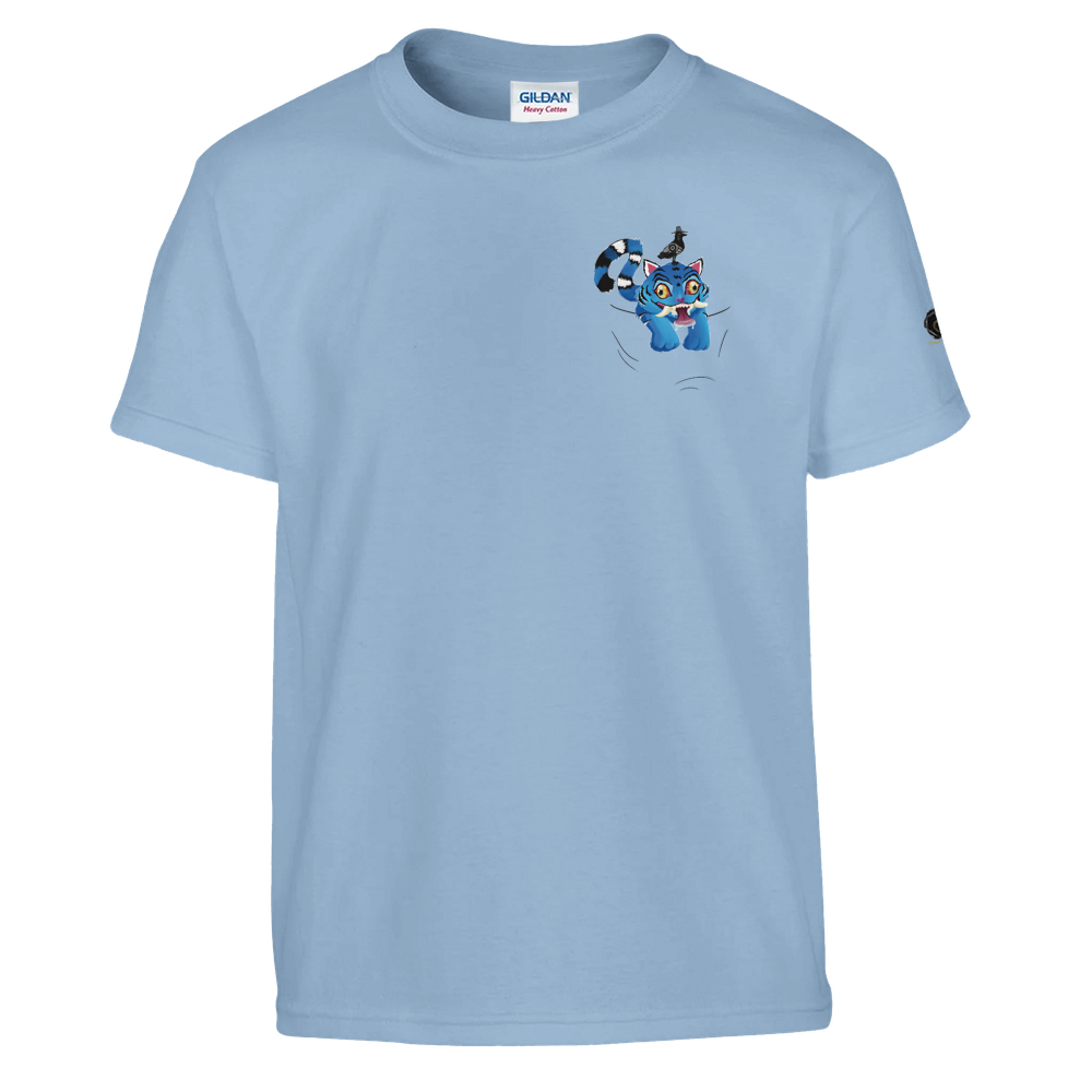 Blue Tiger and Sassy Sidekick Kids Unisex Tee