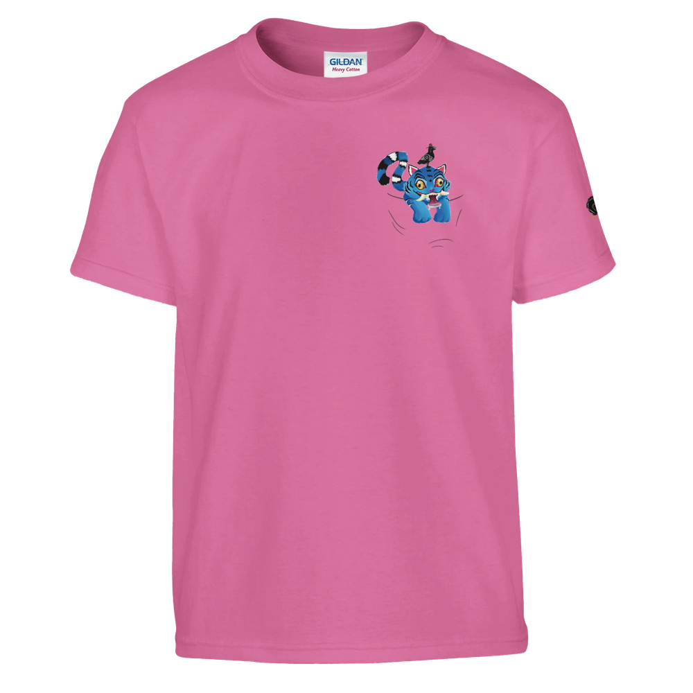 Blue Tiger and Sassy Sidekick Kids Unisex Tee