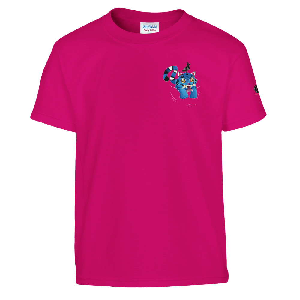 Blue Tiger and Sassy Sidekick Kids Unisex Tee