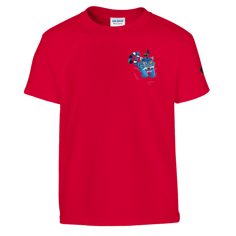 Blue Tiger and Sassy Sidekick Kids Unisex Tee