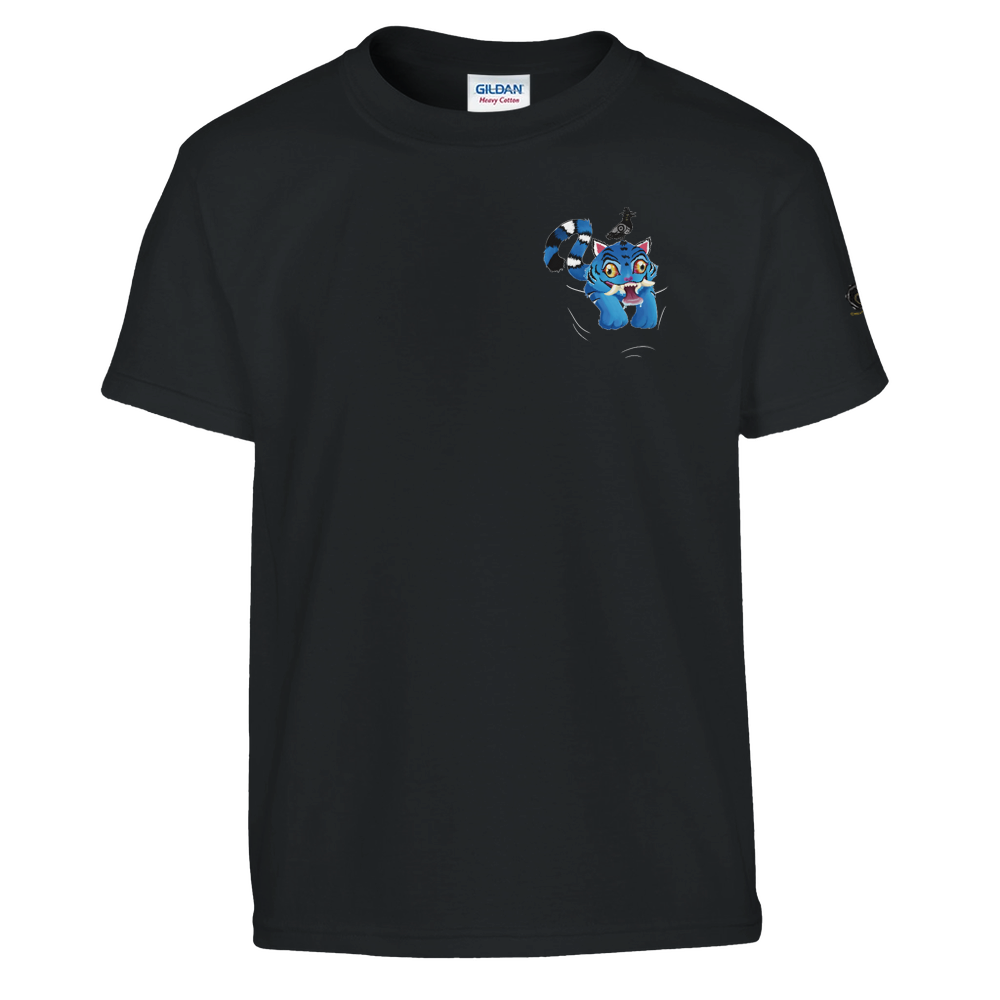 Blue Tiger and Sassy Sidekick Kids Unisex Tee