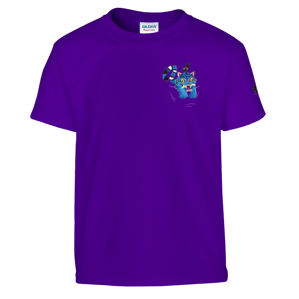 Blue Tiger and Sassy Sidekick Kids Unisex Tee