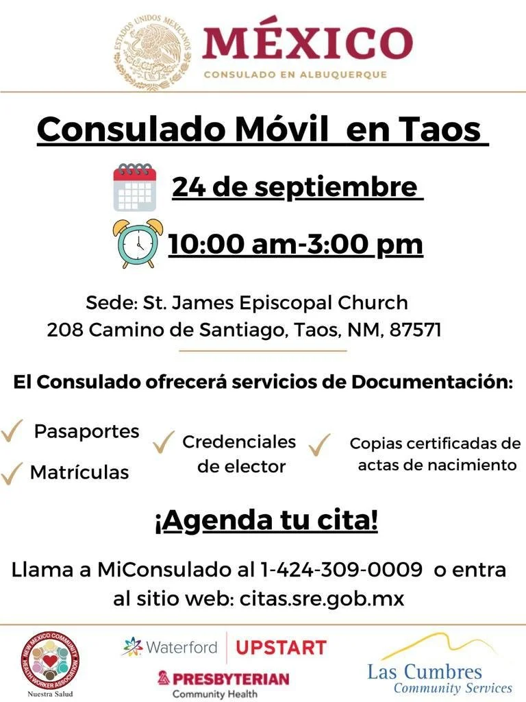Consulado Móvil en Taos