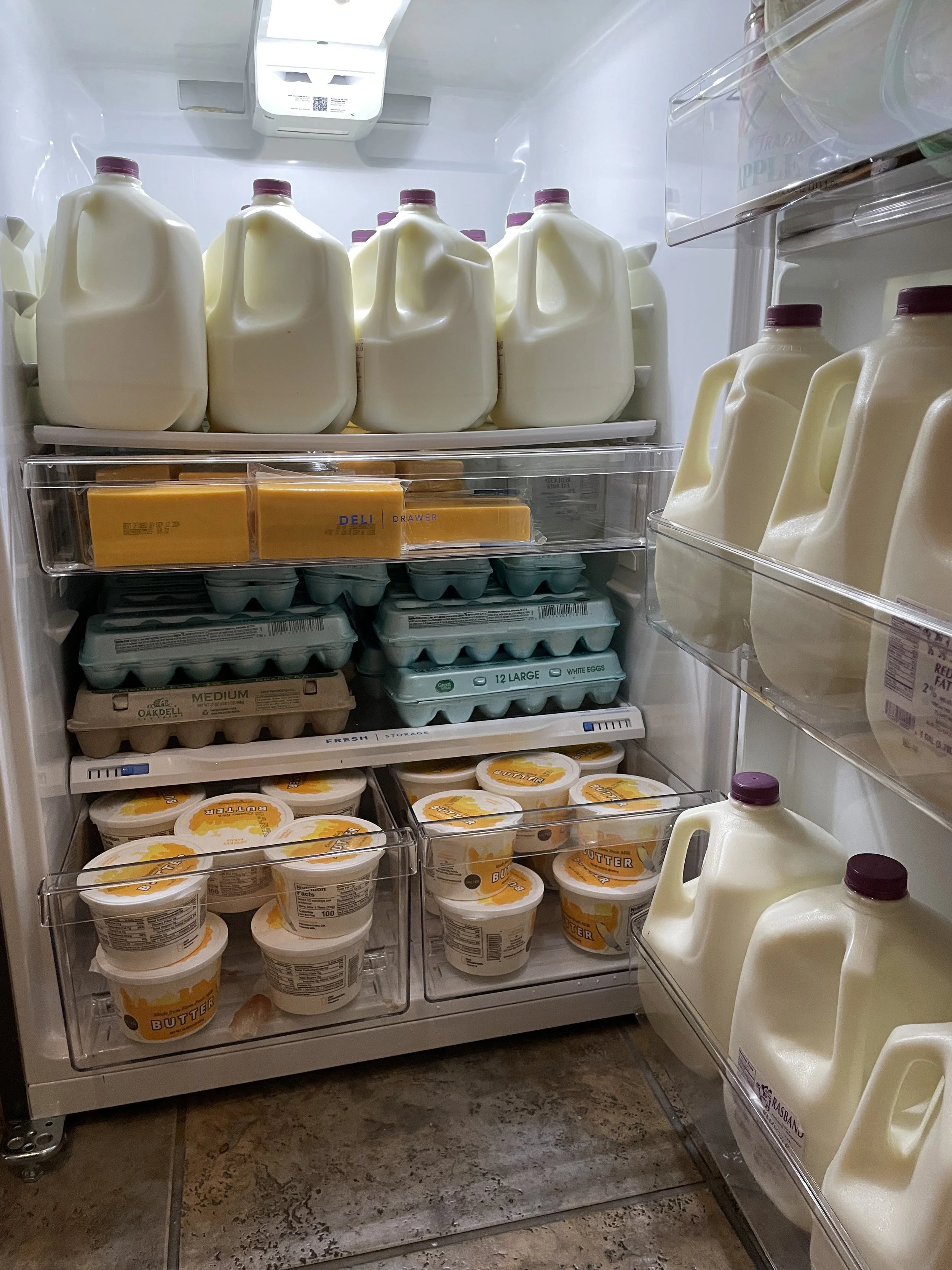 LDS Food - Ongoing Through a grant from the LDS church, WINGS is able to receive and distribute large amounts of food every month to clients facing food insecurity
