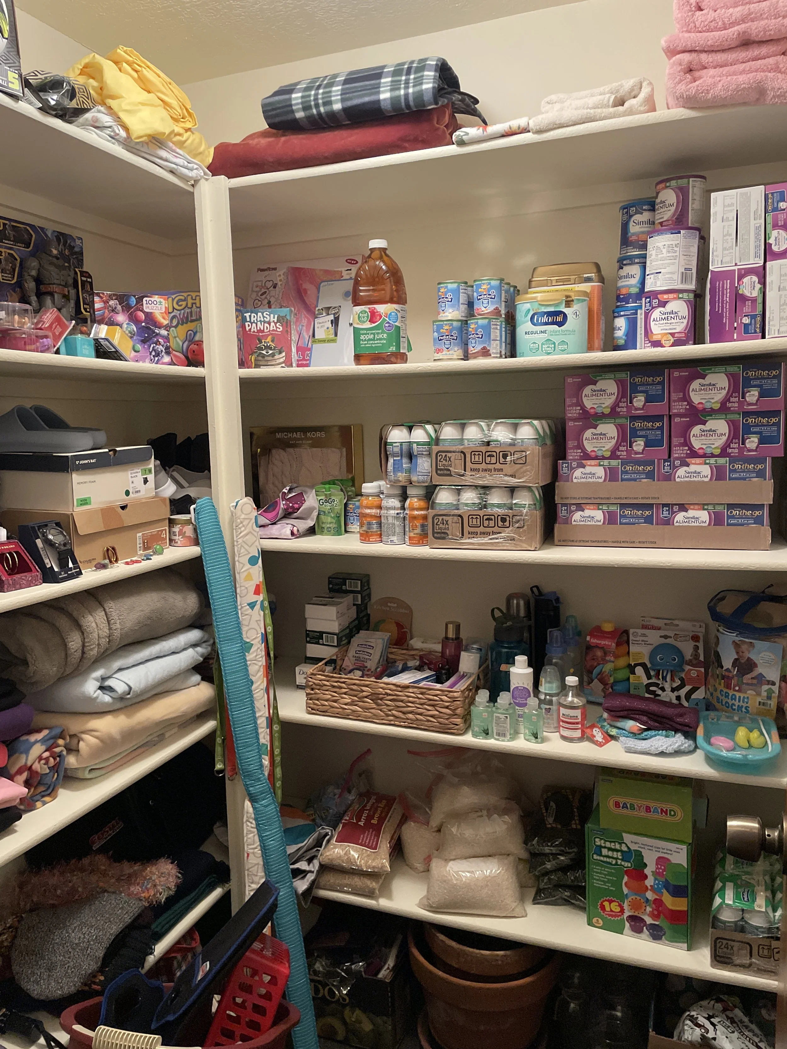 LDS Food - Ongoing Through a grant from the LDS church, WINGS is able to receive and distribute large amounts of food every month to clients facing food insecurity