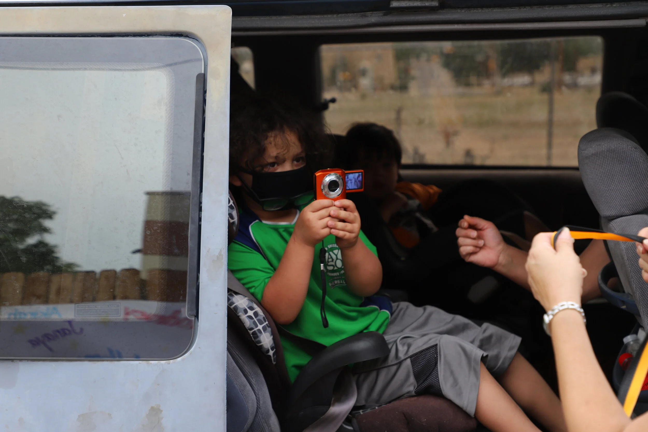  David was so eager to open the door so he could record us all on his camera! 