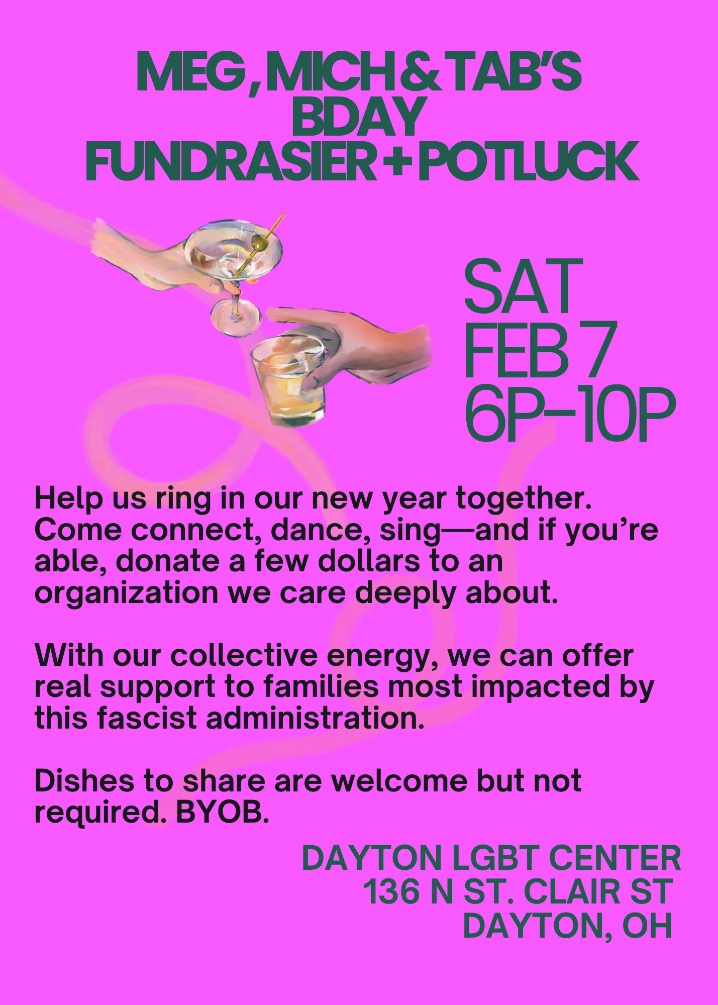 Birthday Fundraiser for Our Immigrant Neighbors at the Greater Dayton LGBT Center