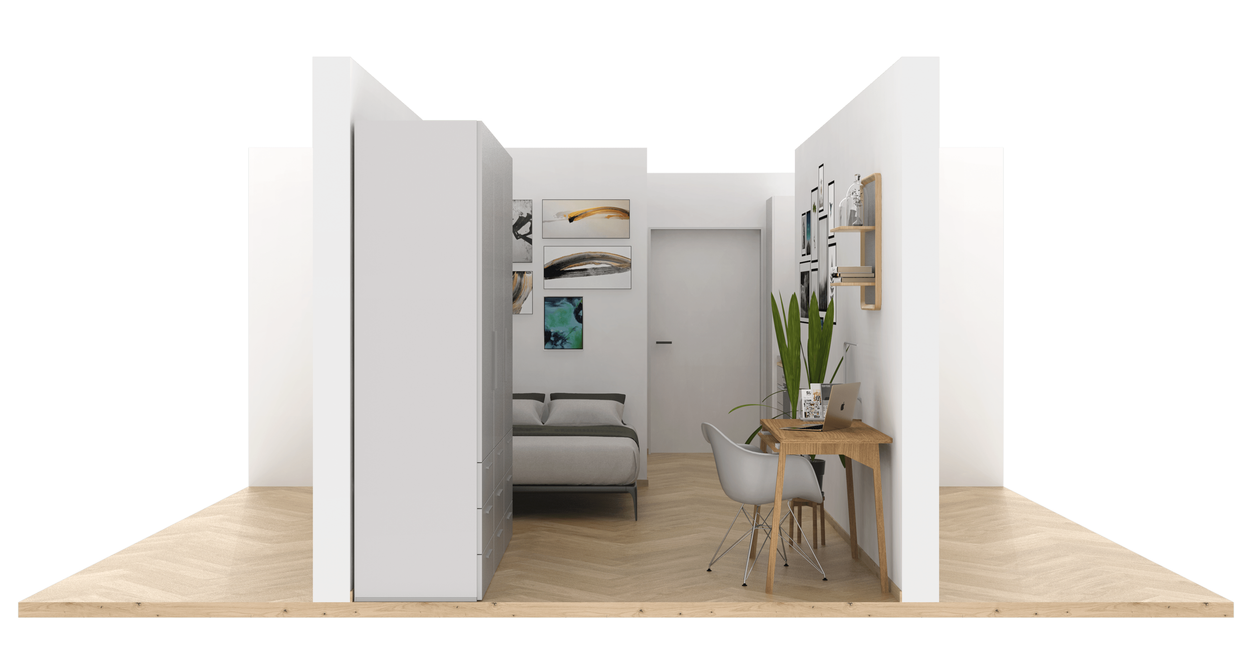 1-Zimmer-Wohnungsbild