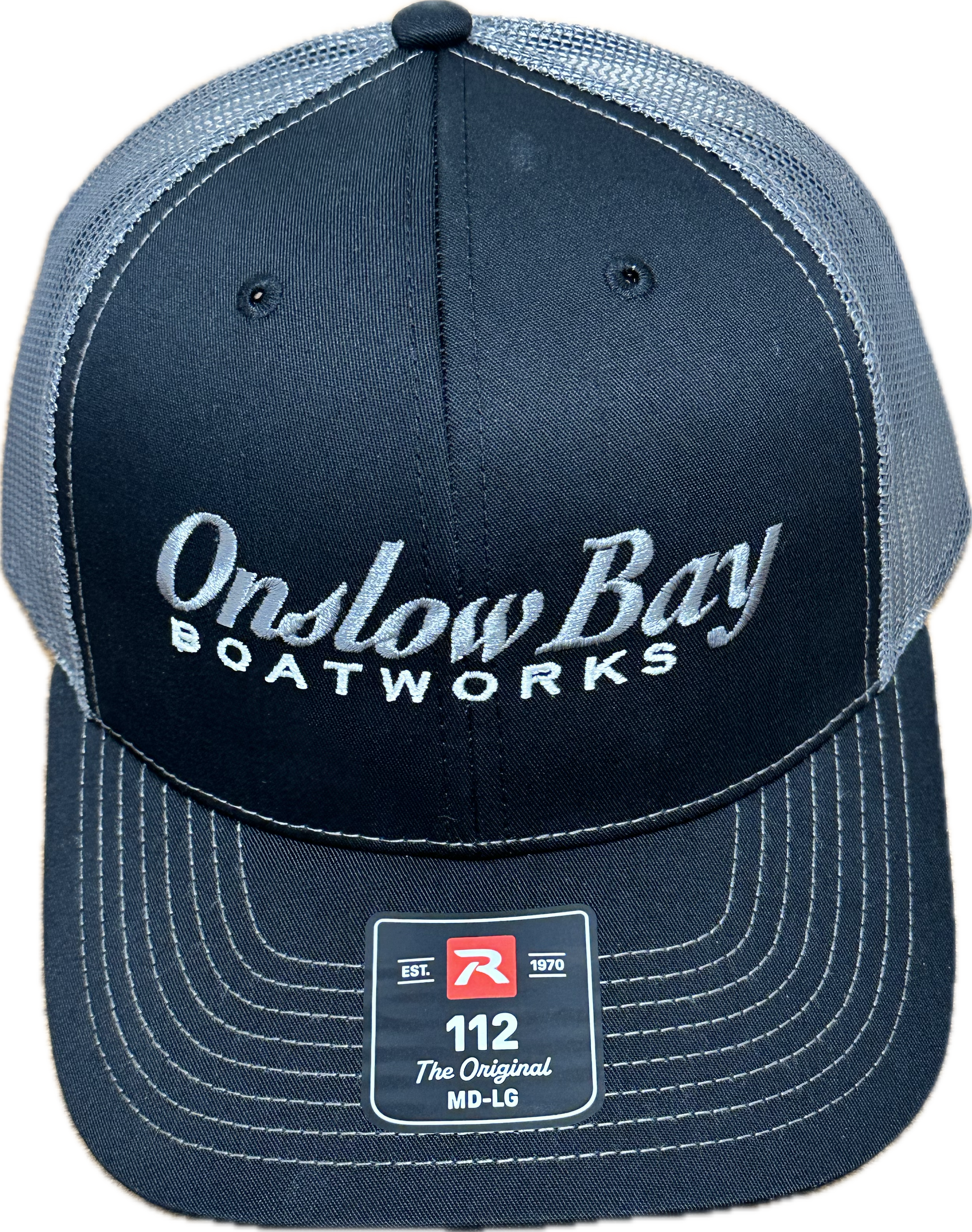 Onslow Bay Trucker Hat - Black/Charcoal