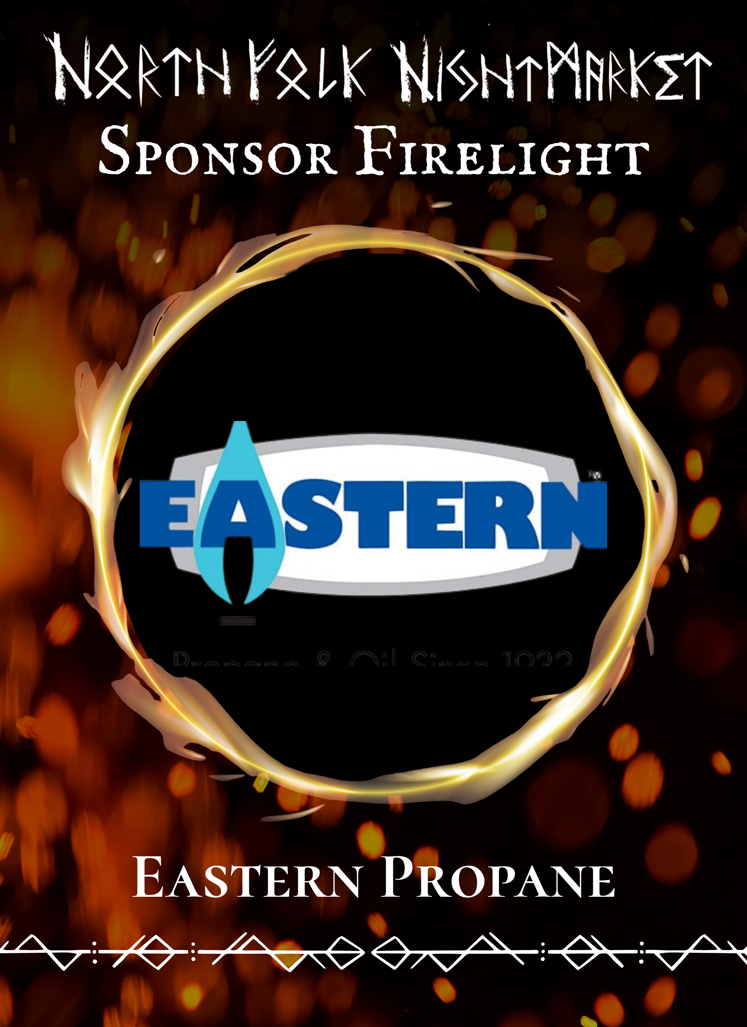 Eastern Propane keeps us warm all night. Their generous fuel donation is what keeps everyone comfy while shopping and watching the performances!  