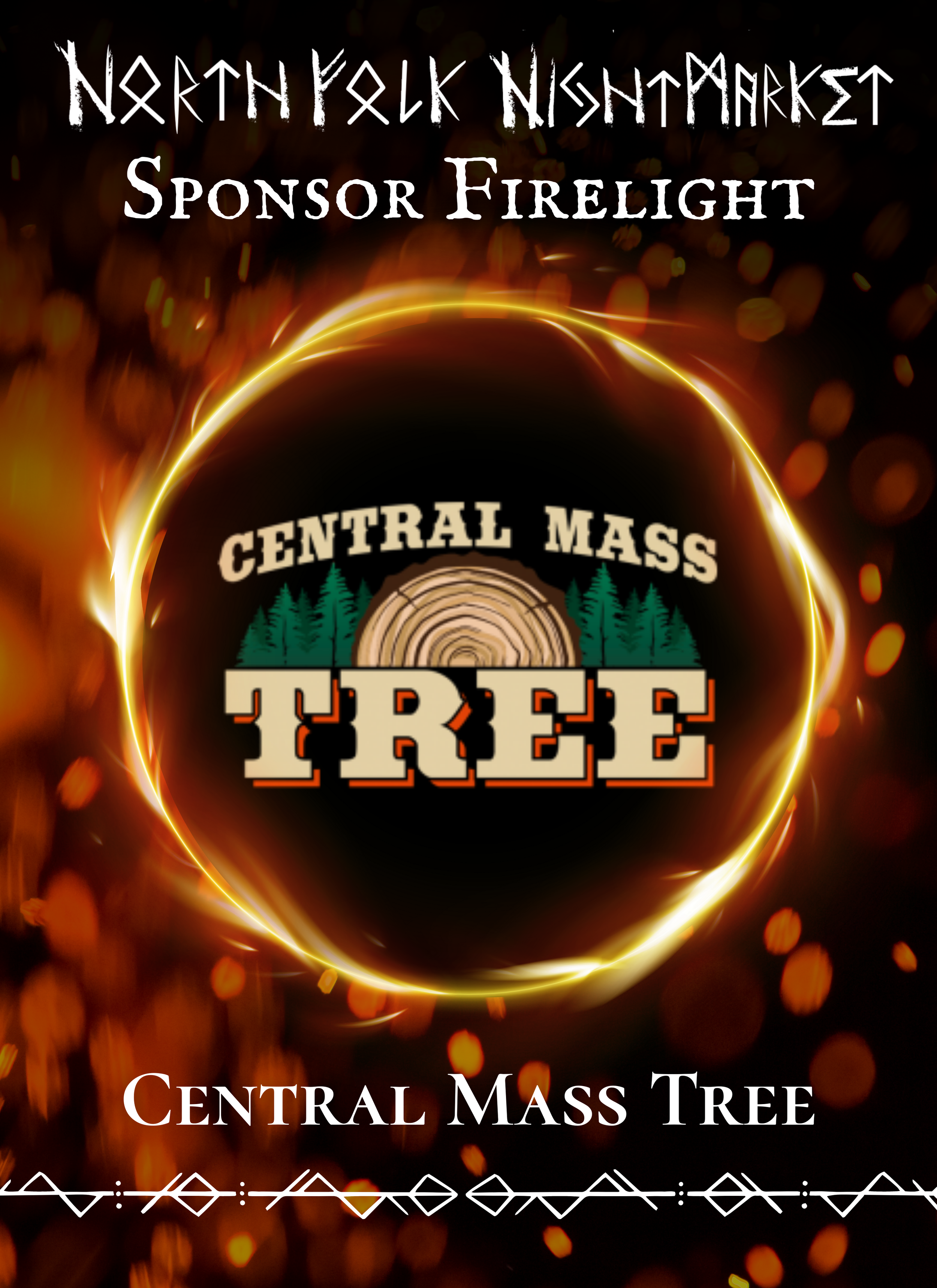 Central Mass Tree keeps the fires roaring all night! Thank you for providing heat, light and areas of connection. The fires are what pull this night together gives us light in the dark! 