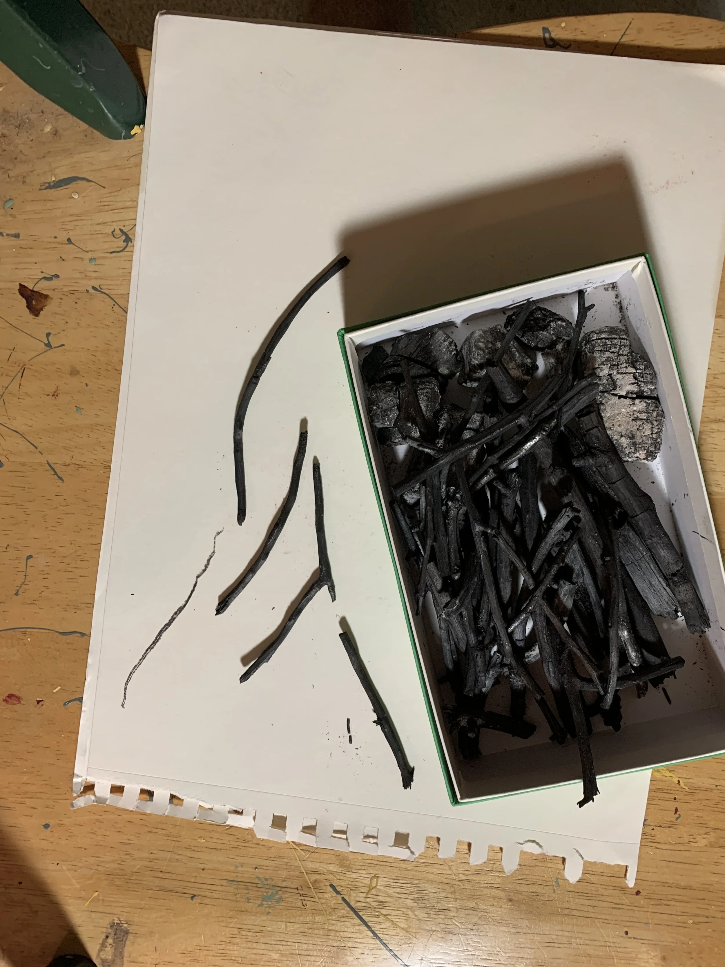 Adult Makerspace | Charcoal Making + Drawing