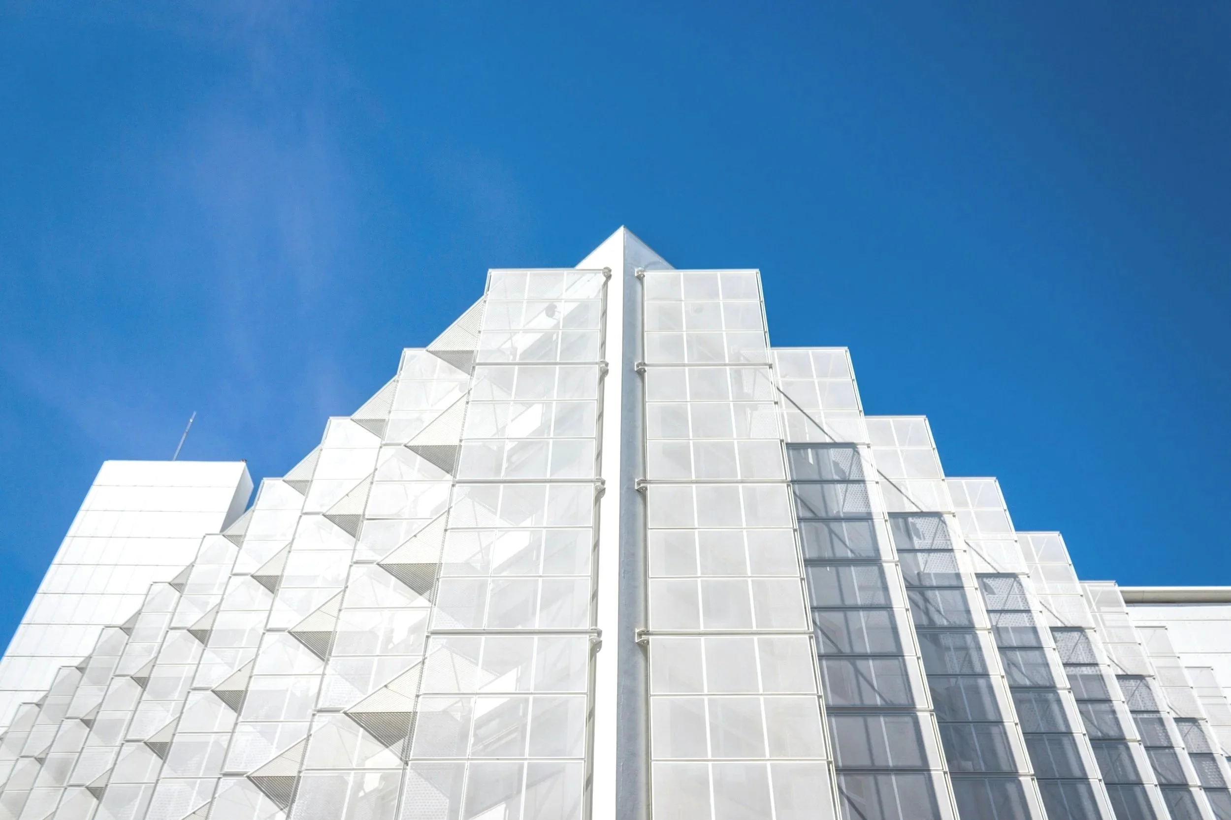 geometric building that symbolizes wholistic success is possible to build towards and within reach