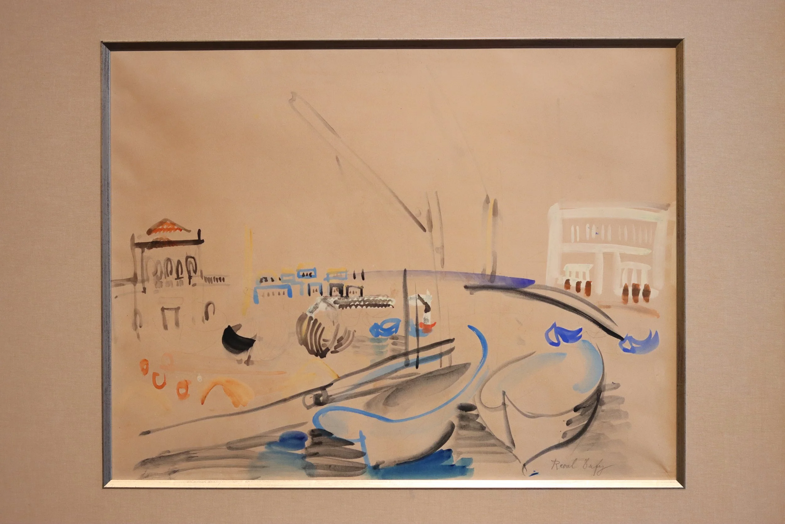 Raoul Dufy "Italian Boats"