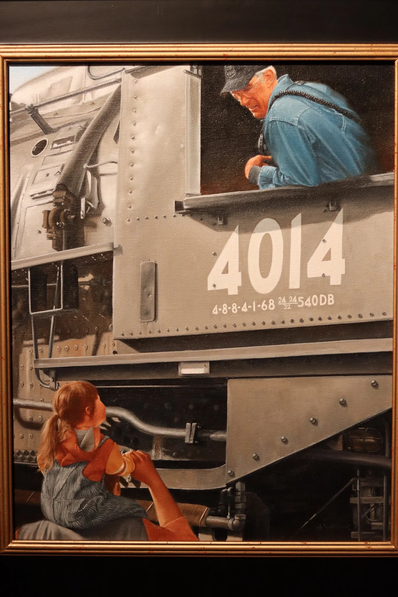 John Whytock "Little Girl & Big Boy"