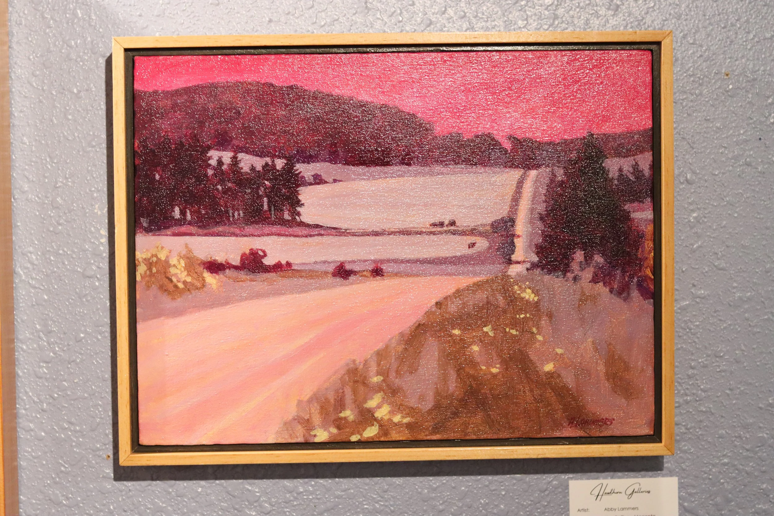 Abby Lammers "Hay Bailing - Magenta"