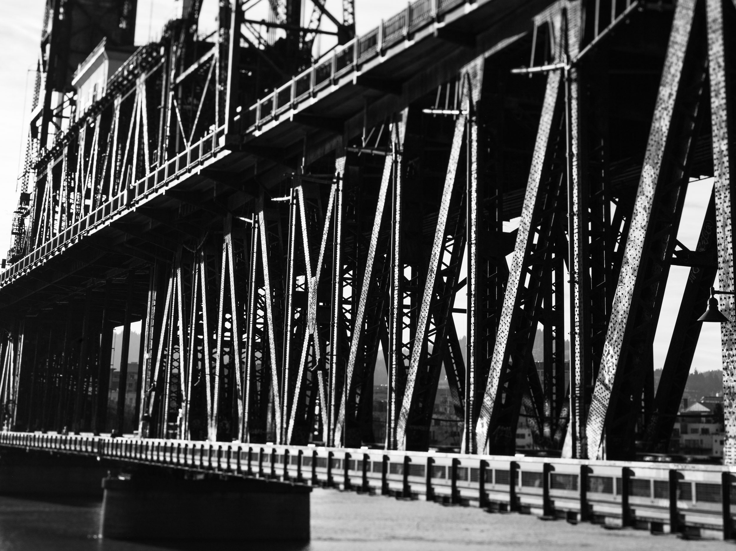 Shadows and Steel 
Portland, Oregon, USA. 2025