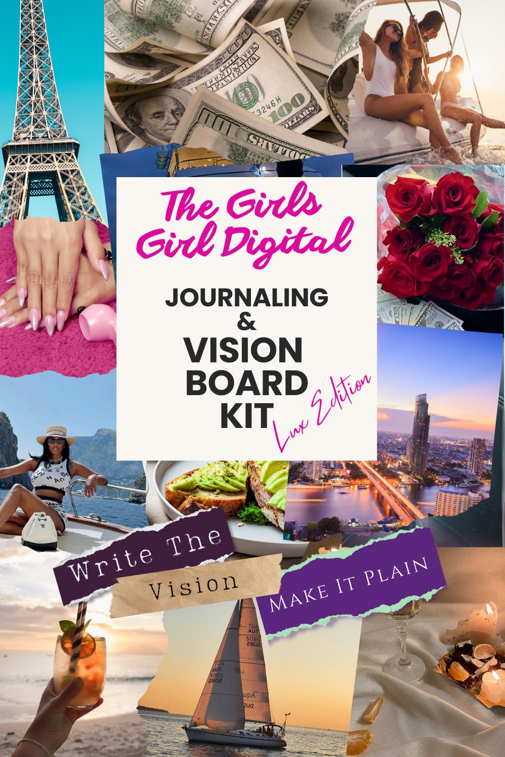 The Girls Girl Digital Journaling & Vision Board Kit Lux Edition Booklet