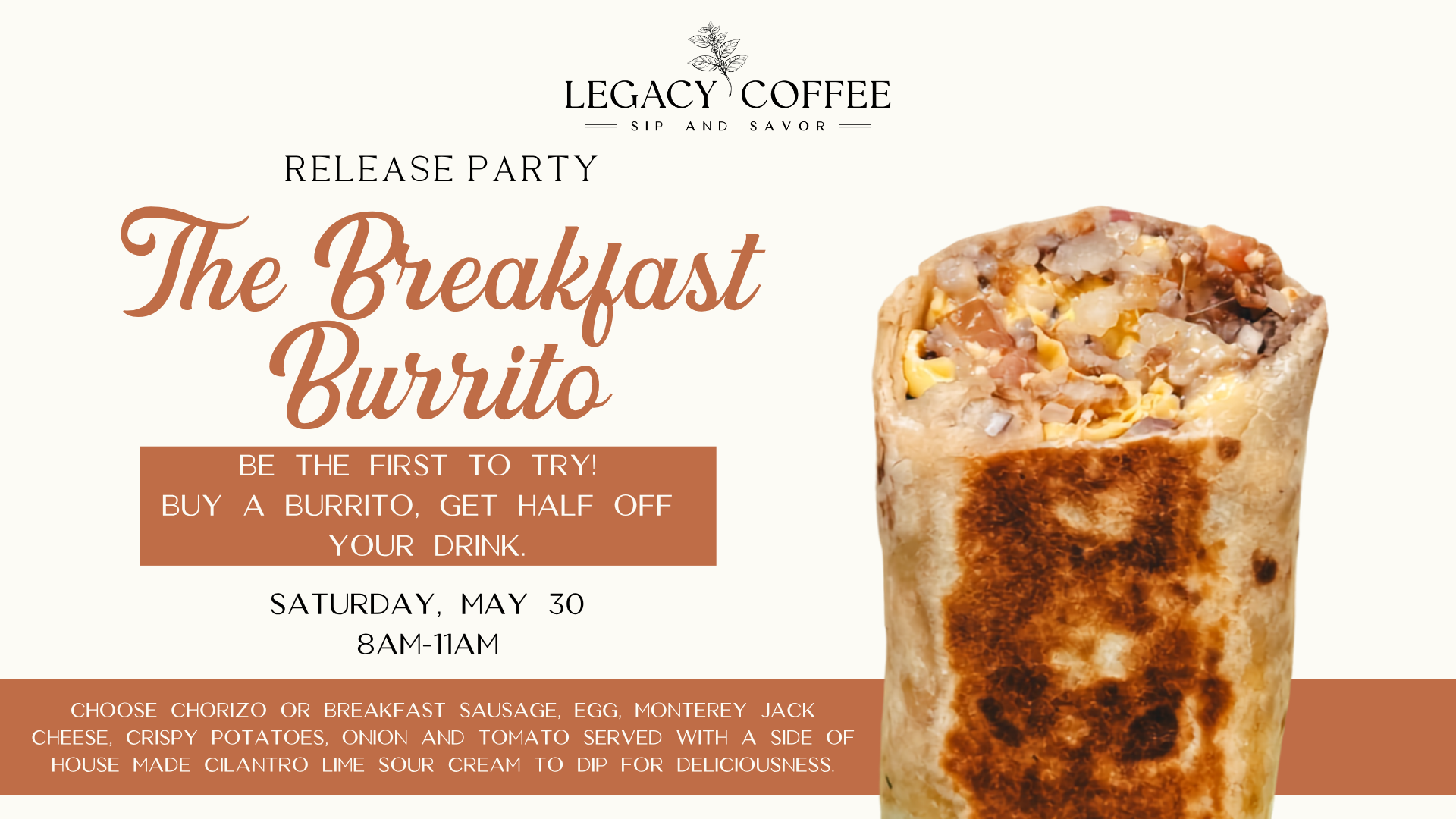 Release Party: The Breakfast Burrito