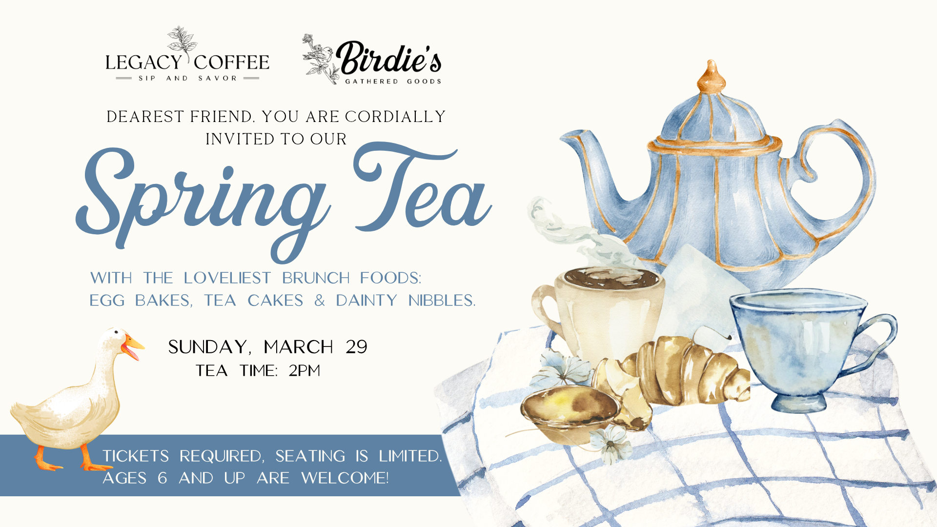 Spring Tea — Legacy Coffee