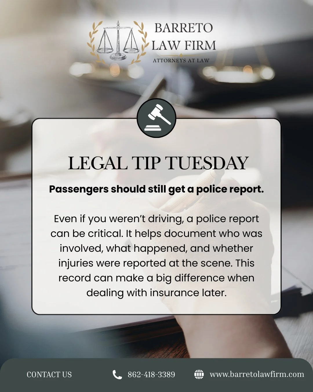 Being a passenger doesn&rsquo;t mean your rights are automatically protected. What you do after an accident can affect your claim later. Don&rsquo;t guess and don&rsquo;t wait. Get clear guidance from a legal team that handles these cases every day.
